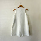 Tuckernuck White Textured Myla Romper | XS
