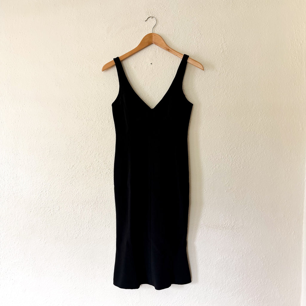 D&G Dolce & Gabbana Authentic Archival Black Bodycon Trumpet Dress | 26/XS