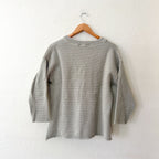 Free People Beach Sage Open Weave Cropped Henley Sweater | XS