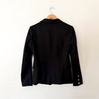 Lioness Black Double Breasted Blazer Jacket | XS