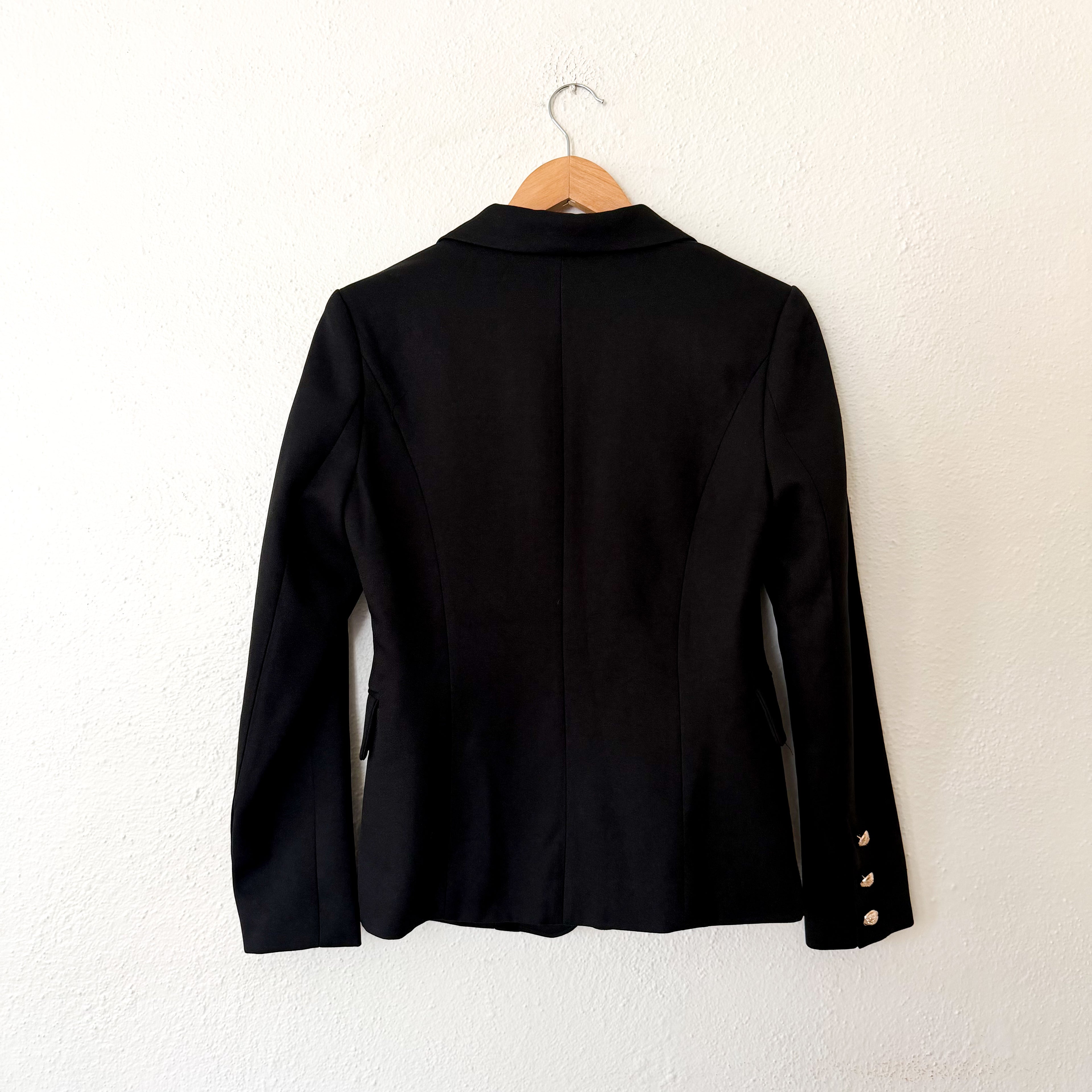 Lioness Black Double Breasted Blazer Jacket | XS