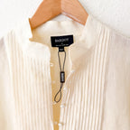 Bardot Antonia Linen Lace Trim Mini Dress in Eggnog, sz XS/US 2