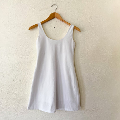 Abercrombie & Fitch YPB White Active Traveler Mini Dress Built In Shorts | XSP