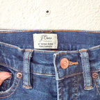 J.Crew 9" High-Rise Dark Wash Toothpick Skinny Denim | 24P