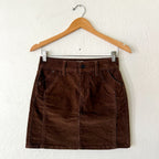 Time & Tru Brown Corduroy Mini Skirt | 2