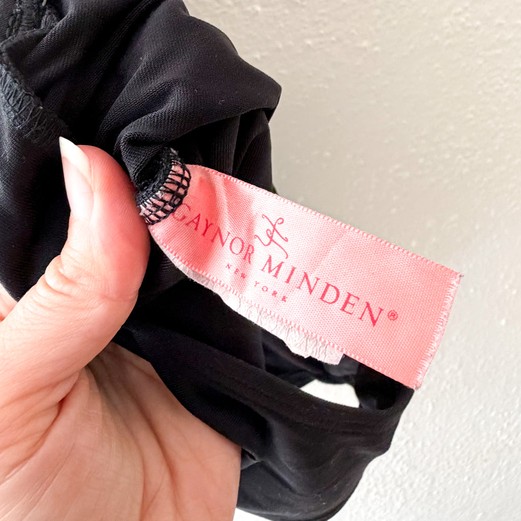 Gaynor Mindon New York Moxie Black Front Zip Ballet Leotard | XS/S