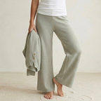 Free People Beach Sage Open Weave Cropped Wide Leg Pants | XS