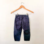 H&M Navy Blue Cotton Loose Fit Tapered Leg Pants | 3T