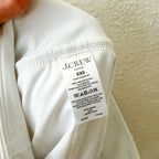 J.Crew Active Pleated Mini Tennis Skirt in White | XXS