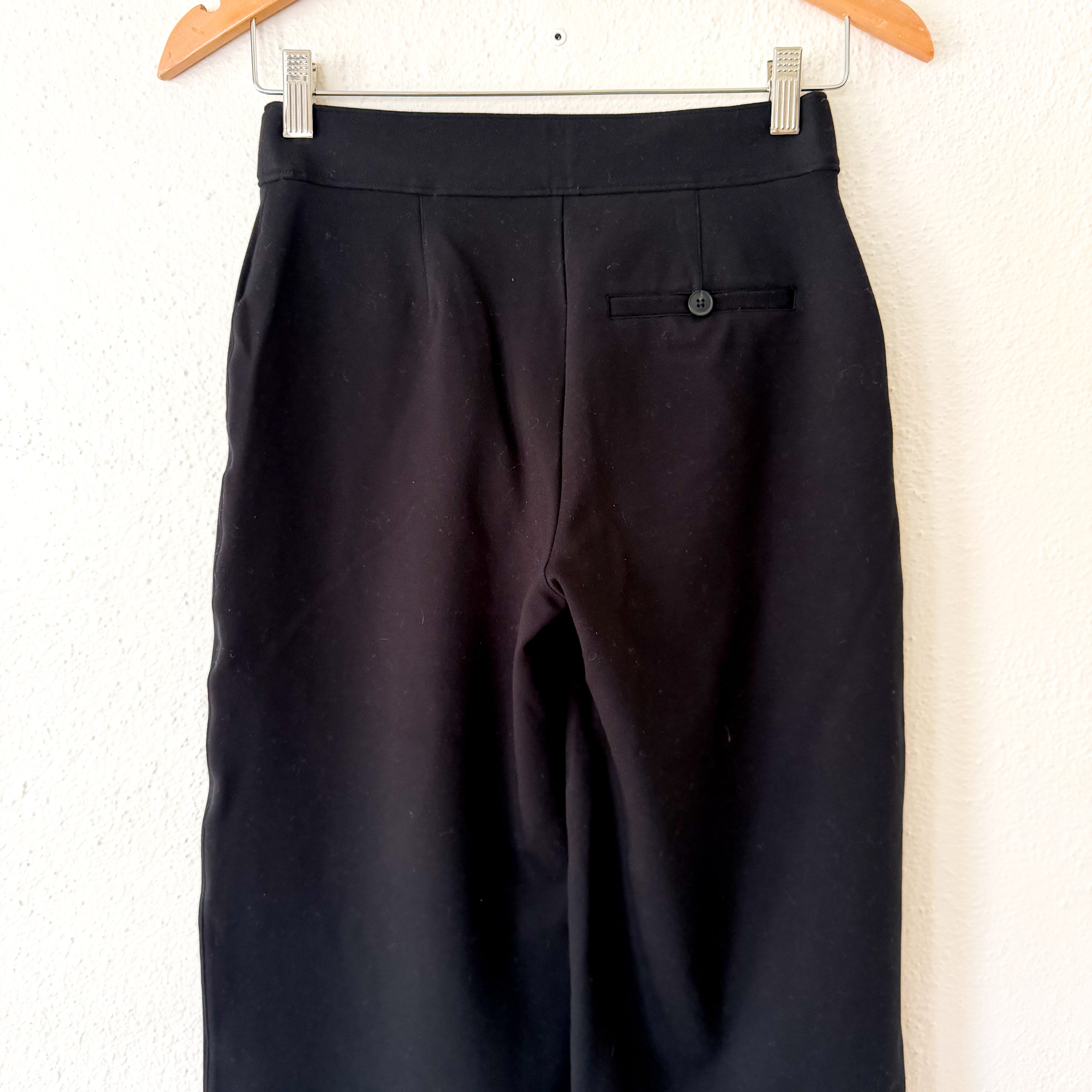 SPANX Black Supersmooth™ PerfectFit Ponte Wide Leg Petite Pant | XSP