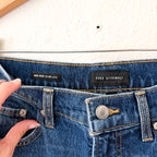 Free Assembly Mid Rise Slim Leg Jeans in Authentic Dark Wash | 0