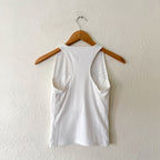 Lilly Pulitzer Luxletic White Eyelet Racerback Exercise Tank | XS