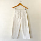 Madewell The Perfect Vintage Wide-Leg Petite Crop Jean in Tile White | 25P