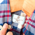 Class Club Boy Red White Blue Plaid Long Sleeve Buttons Down | 2-3T