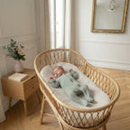 Magnetic Me Sage Green Modal Long Sleeve Footed Sleeper | 0-3m