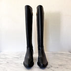MICHAEL Michael Kors Lex Black Faux Leather Tall Boots | 6.5