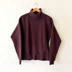 Zella Funnel Neck Pullover Sweatshirt in Brown Mole | XS