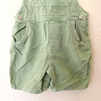 Zara Lightweight Cotton Light Green Shortalls | 12-18m