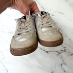 Old Soles Kids Wos Pink Star Champagne Leather Sneakers | 11