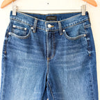 Free Assembly Mid Rise Slim Leg Jeans in Authentic Dark Wash | 0