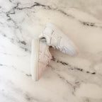 Nike Baby Force 1 Crib Shoe in 'White White' | 2C