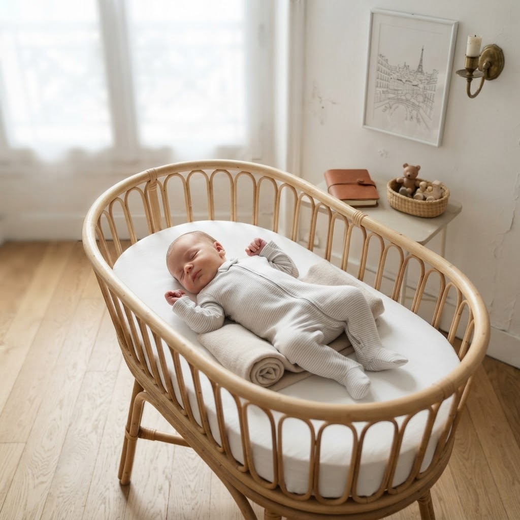 Carter's Taupe Cream Stripe 2-Way Zipper Footed Sleeper | 0-3m