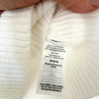 Free Assembly Creamy White Cozy Yarn Cable Knit Hoodie Sweater | XS