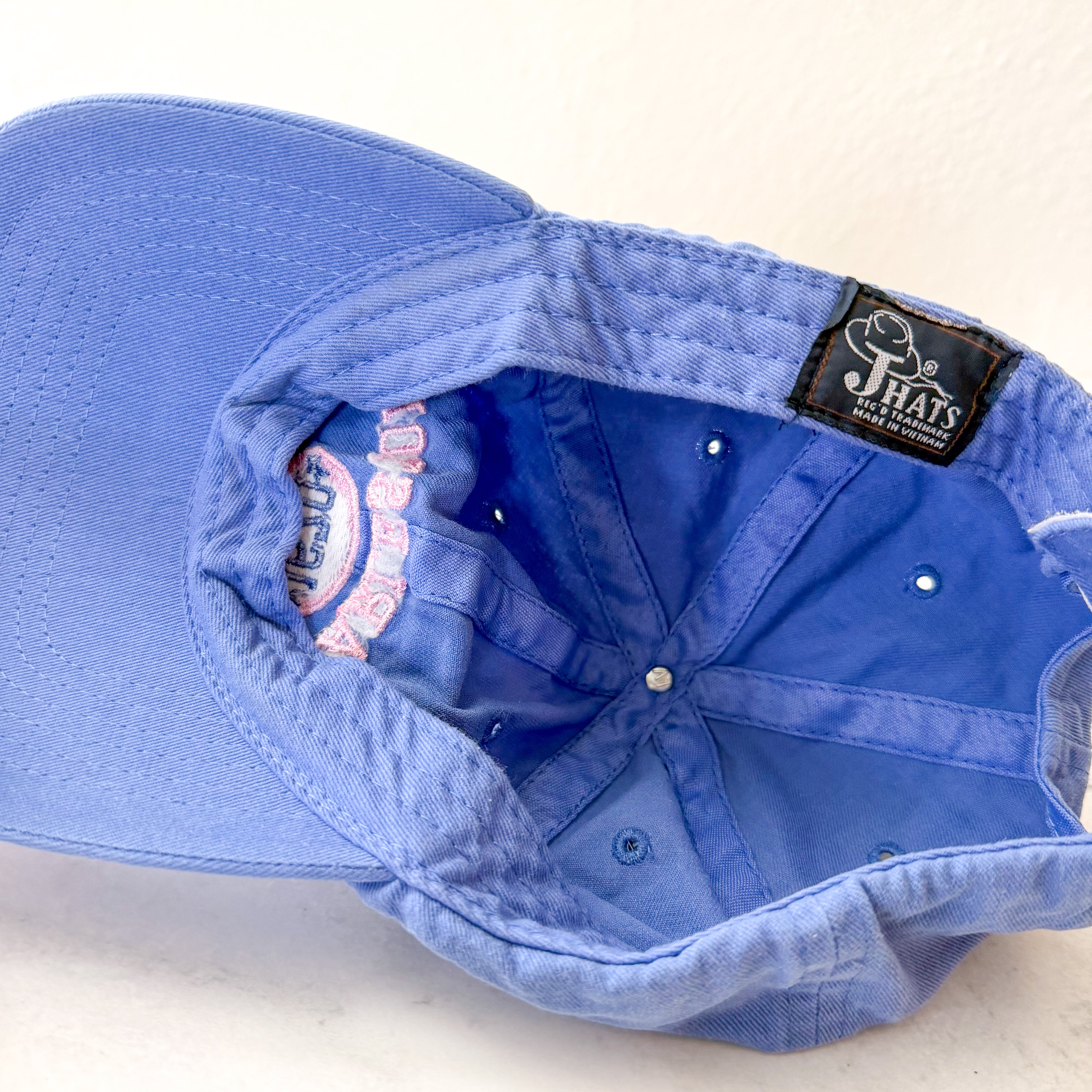 Charleston SC Embroidered Cotton Baseball Cap | Lavender & Pink
