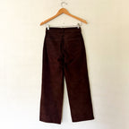 J.Crew Slim-Wide Leg Stretch Corduroy Pants in Dark Brown French Press | 24