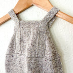 Zara Heather Neutral Brown Marl Sweater Jumper/Overalls | 0-3m