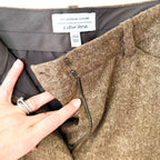 & Other Stories Straight Tailored Wool Blend Trouser in Mole Brown | 0