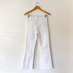 Madewell Mid-Rise Kick Out Crop Jeans in Pure White | 24