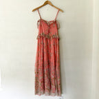 Spell & The Gypsy Hendrix Strappy Maxi Dress in Dusty Pink | XXS