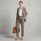 MICHAEL Michael Kors Chestnut Crepe Blazer | 0