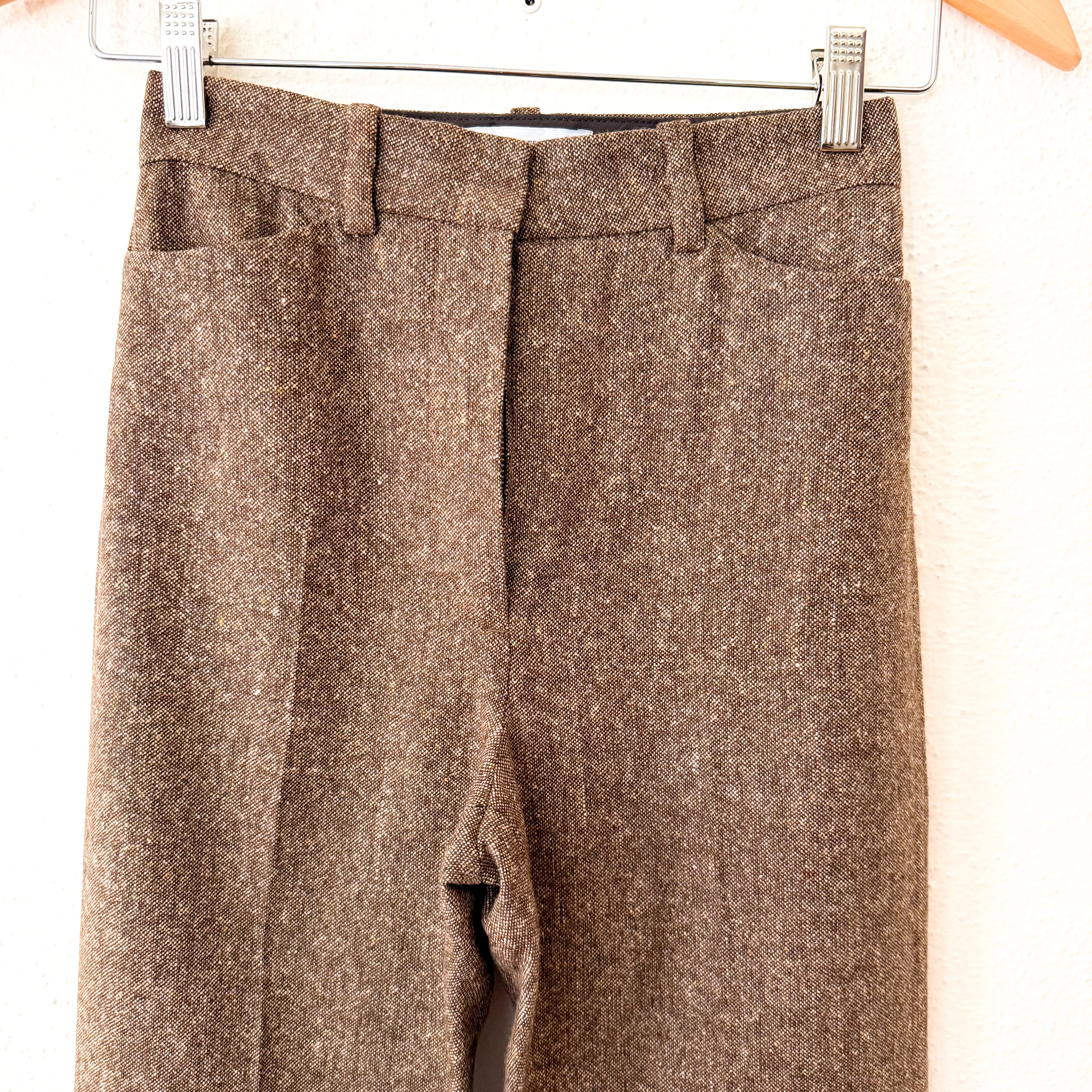 & Other Stories Straight Tailored Wool Blend Trouser in Mole Brown | 0