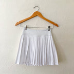 J.Crew Active Pleated Mini Tennis Skirt in White | XXS