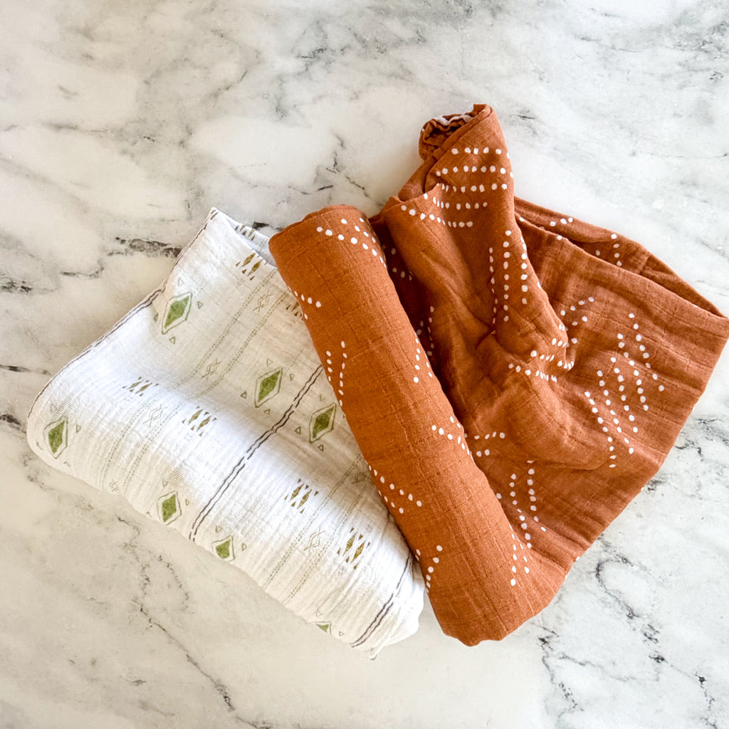 Little Unicorn & Honey Bug Organic Cotton Swaddle Bundle
