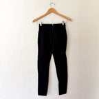 J.Crew Petite "Any Day" Skinny Pixie Pant in Black Stretch Ponte | XXSP