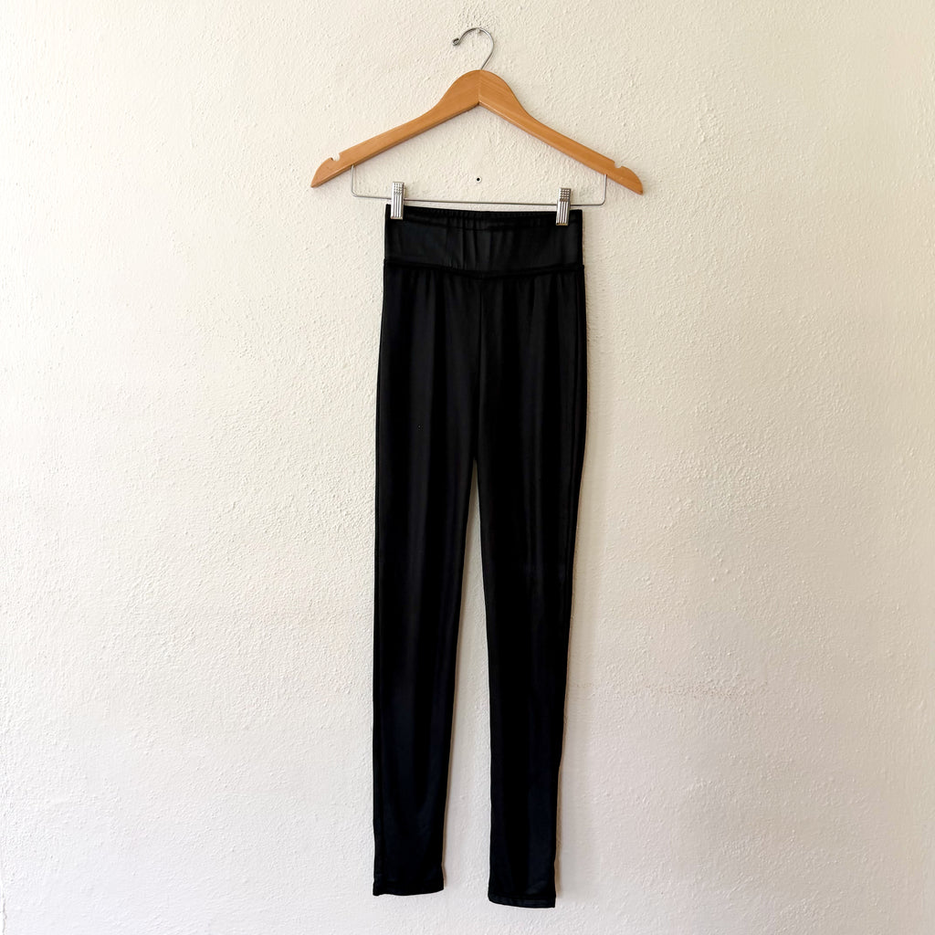 Plush Apparel Black Fleece Lined Leggings | XS