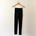 Plush Apparel Black Fleece Lined Leggings | XS