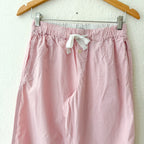 J.Crew Classic Cotton Long Sleeve Sleep Set in Light Pink Blooming Peony Eoe | XXS
