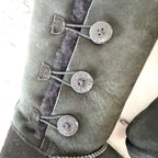 UGG Australia Black Sheepskin Bailey Button Triplet Boots | 2Y