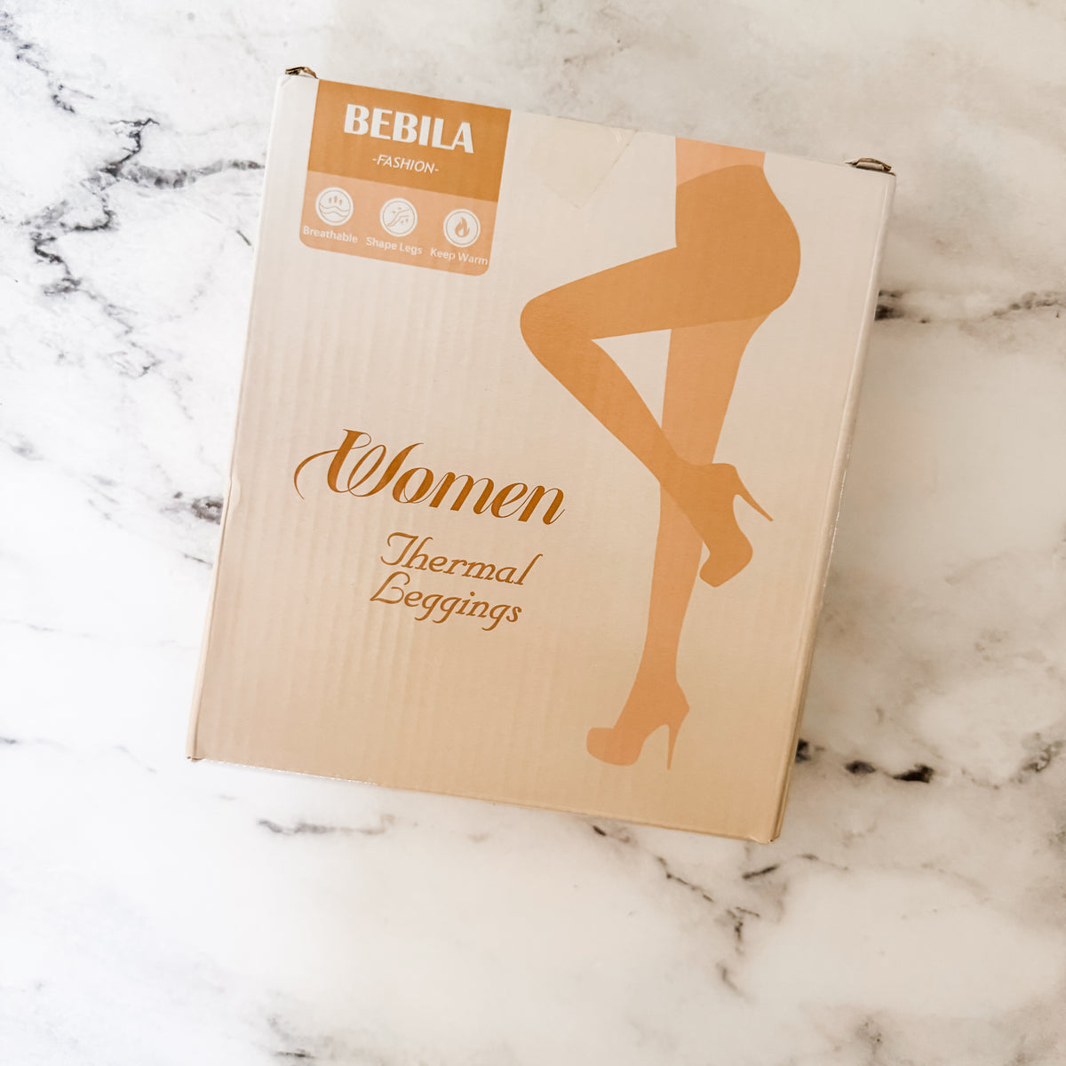 Bebila Fleece Lined Thermal Tights in Coffee | XS