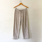 Serena & Lily Belvedere Flannel Pajamas in Doe Beige Gingham | S