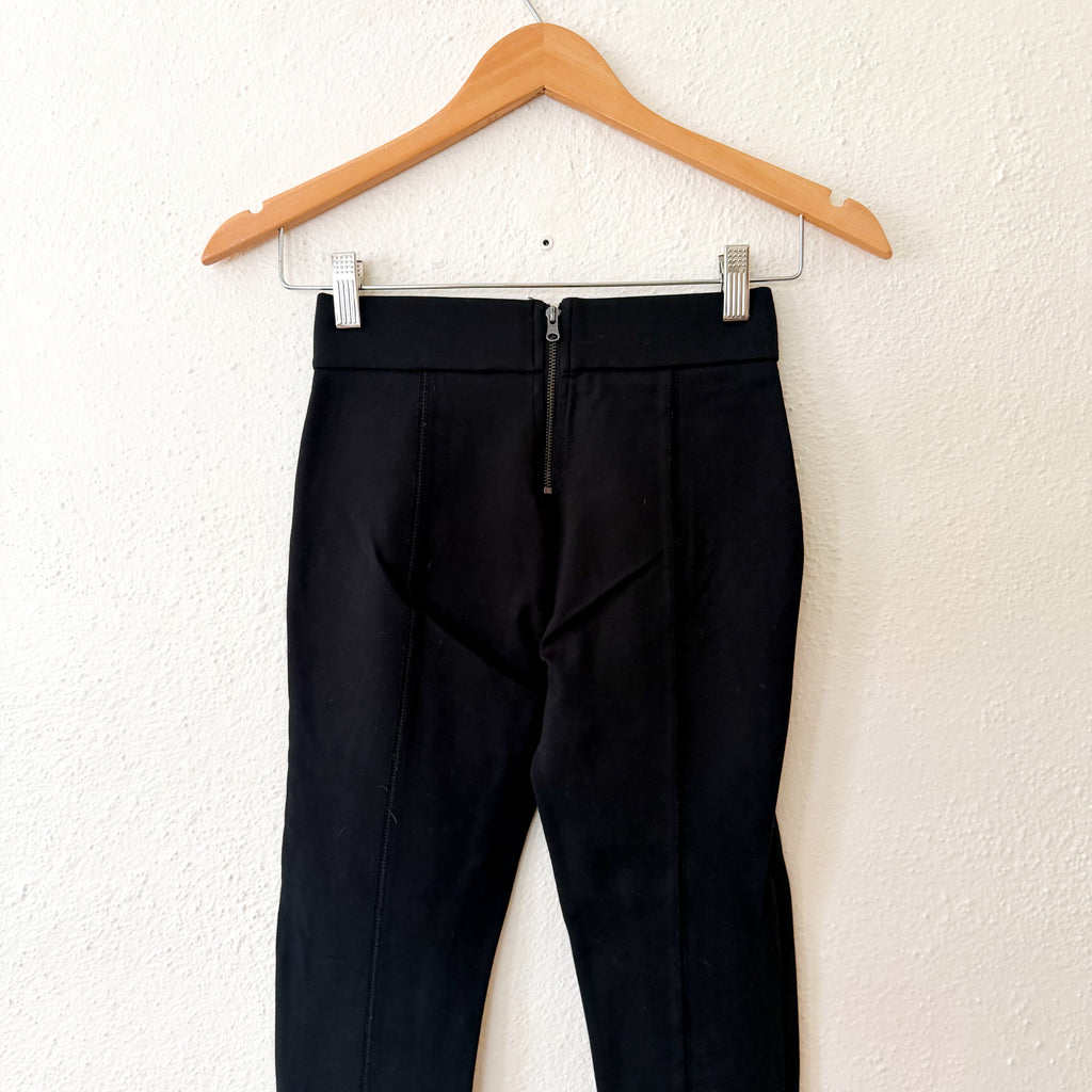 J.Crew Petite "Any Day" Skinny Pixie Pant in Black Stretch Ponte | XXSP