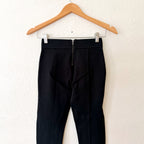 J.Crew Petite "Any Day" Skinny Pixie Pant in Black Stretch Ponte | XXSP