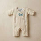 Baby Merlin Cream Cotton Magic Sleepsuit Infant Sleep Bag | S (3-6m)