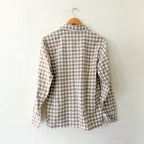 Serena & Lily Belvedere Flannel Pajamas in Doe Beige Gingham | S
