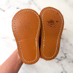 Josmo Pink Ostrich Embossed Leather Infant Walker Shoes, sz 3.5