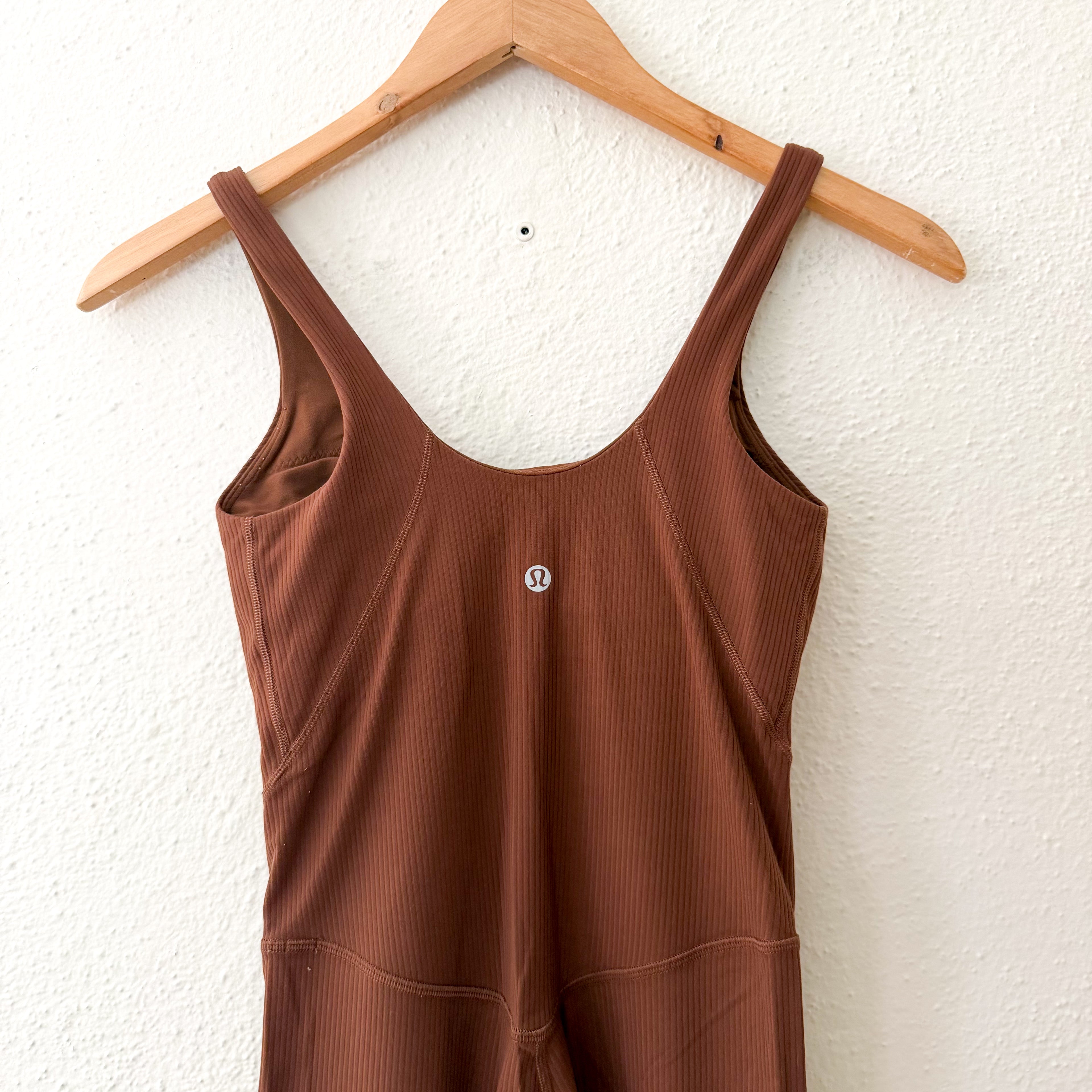 Lululemon Align Ribbed 25" Jumpsuit in Roasted Brown | 2